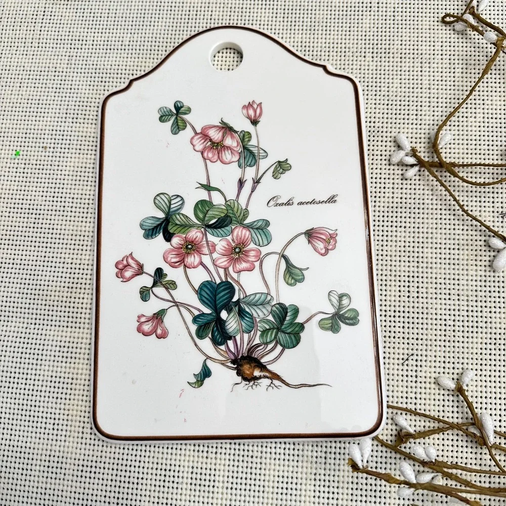Villeroy & Boch Botanica Vintage Porcelain Cheese &‎ Cracker Board Germany